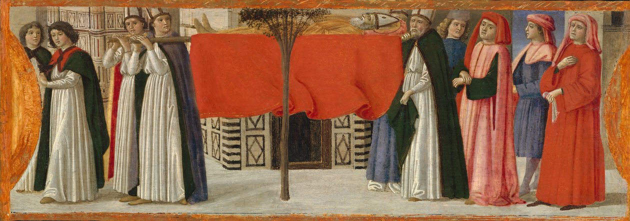 De begrafenis van Sint Zenobius, ca. 1479 door Davide Ghirlandaio