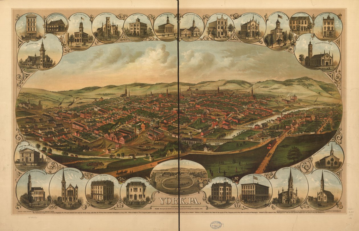 York, Pa. door Davoust A. Hoen and Co. Kern