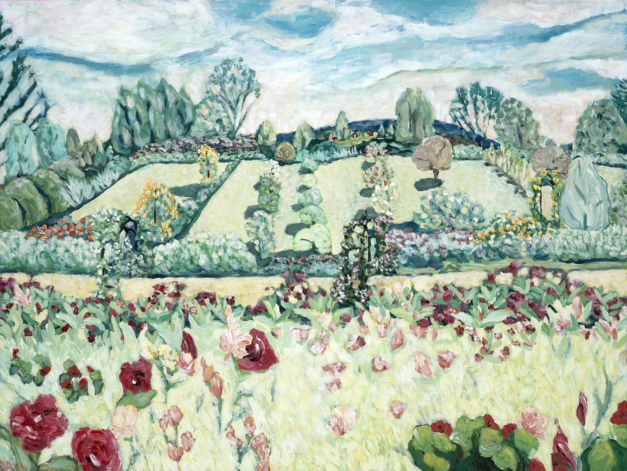 Giverny, 2017 (acrylverf op doek) door Deborah Eve Alastra