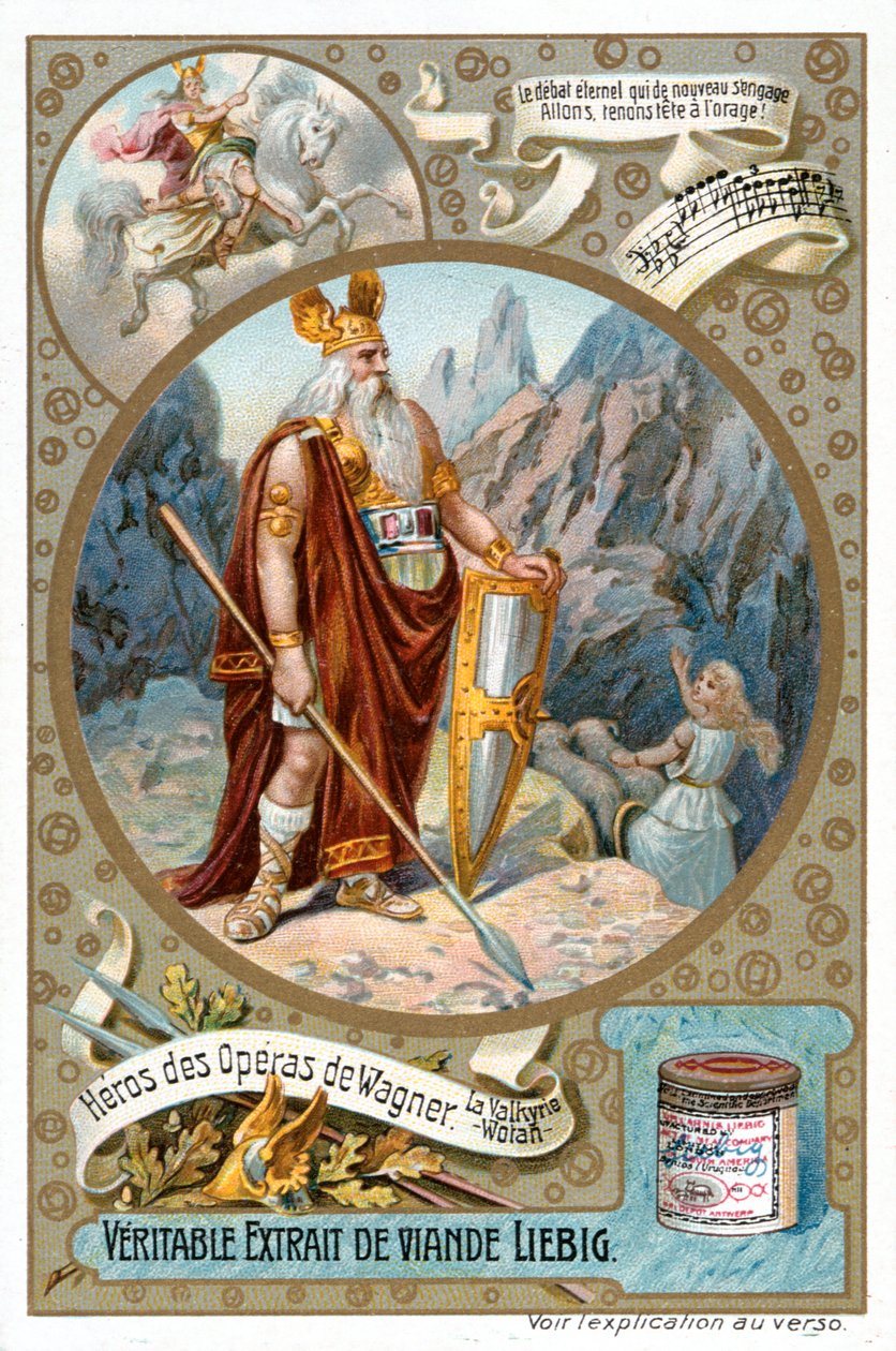 Odin, 1890-1910 door Delitz