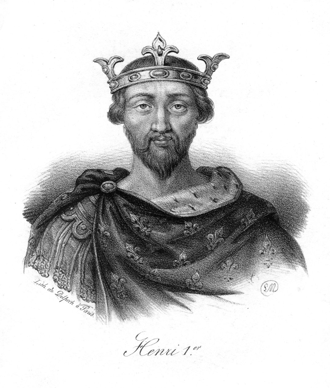 Hendrik I van Engeland of Frankrijk door Delpech