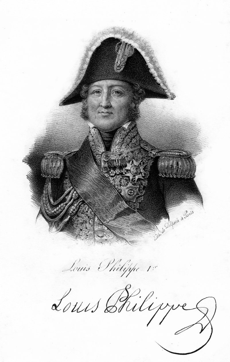 Louis Philippe I, Koning van Frankrijk, 19e eeuw door Delpech