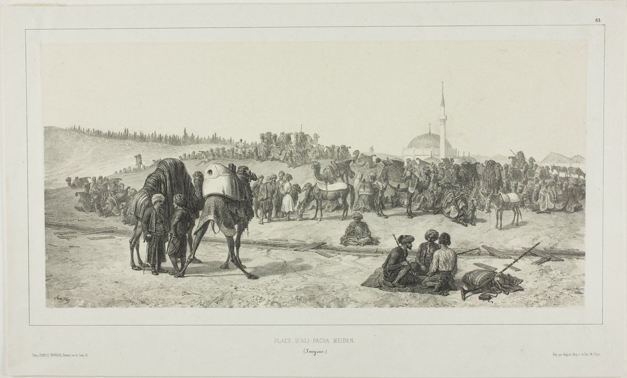 Ali-Pacha Meiden, Smyrna door Denis Auguste Marie Raffet