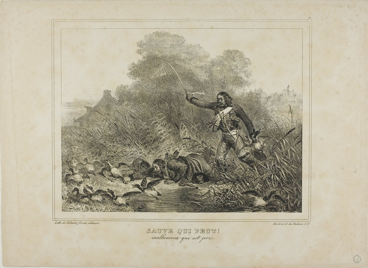 Ieder voor zich! door Denis Auguste Marie Raffet