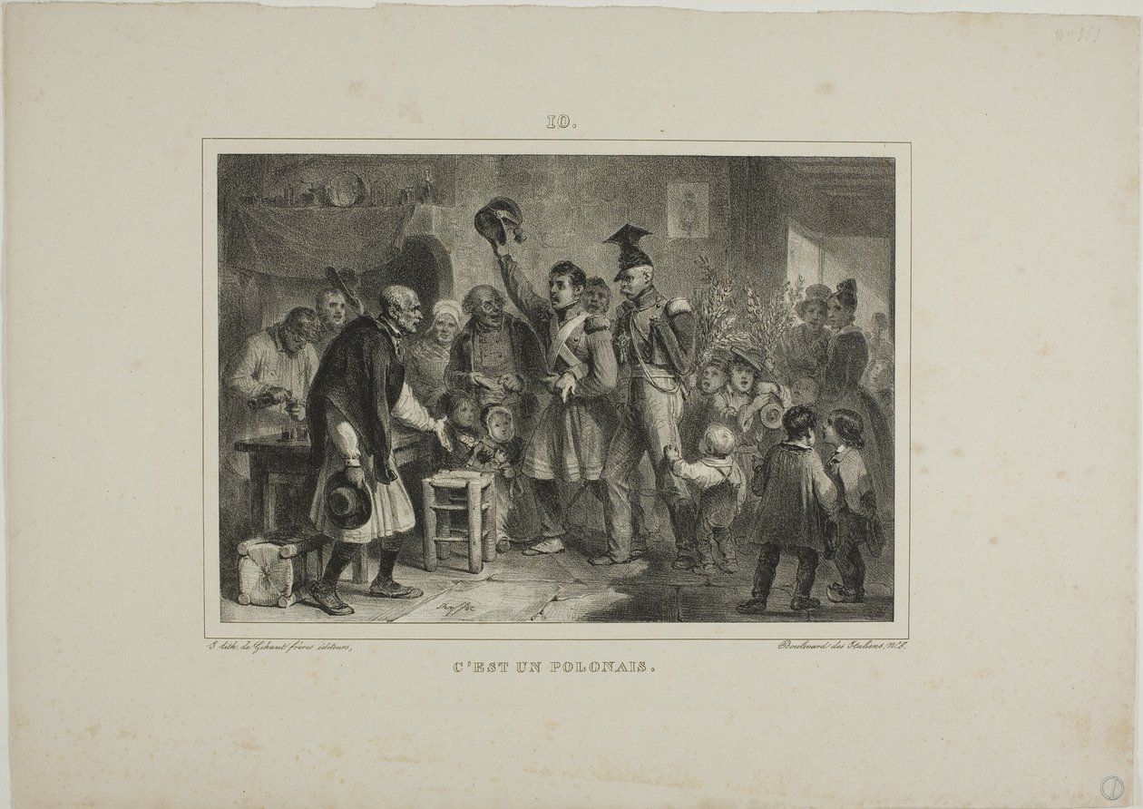 Het is een paal door Denis Auguste Marie Raffet