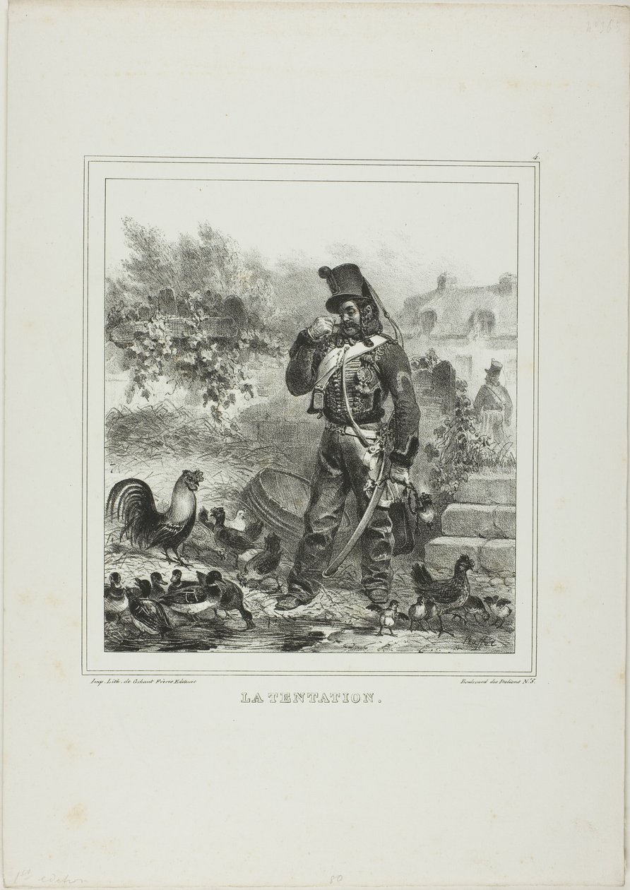 Verleiding door Denis Auguste Marie Raffet
