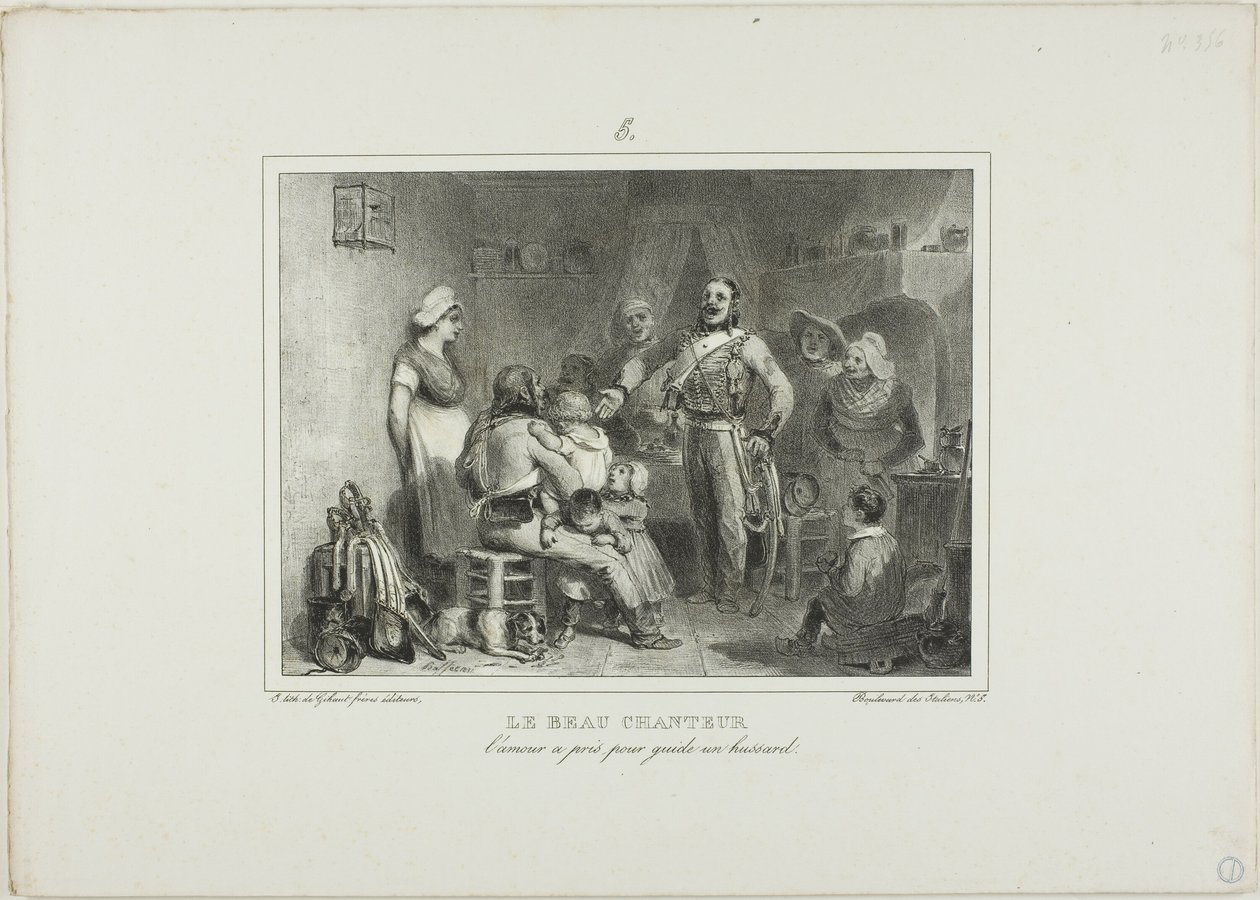 De beste zanger door Denis Auguste Marie Raffet