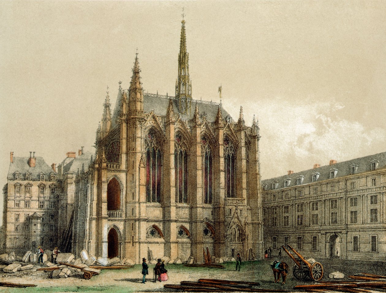 La Sainte Chapelle, Parijs door Deroy