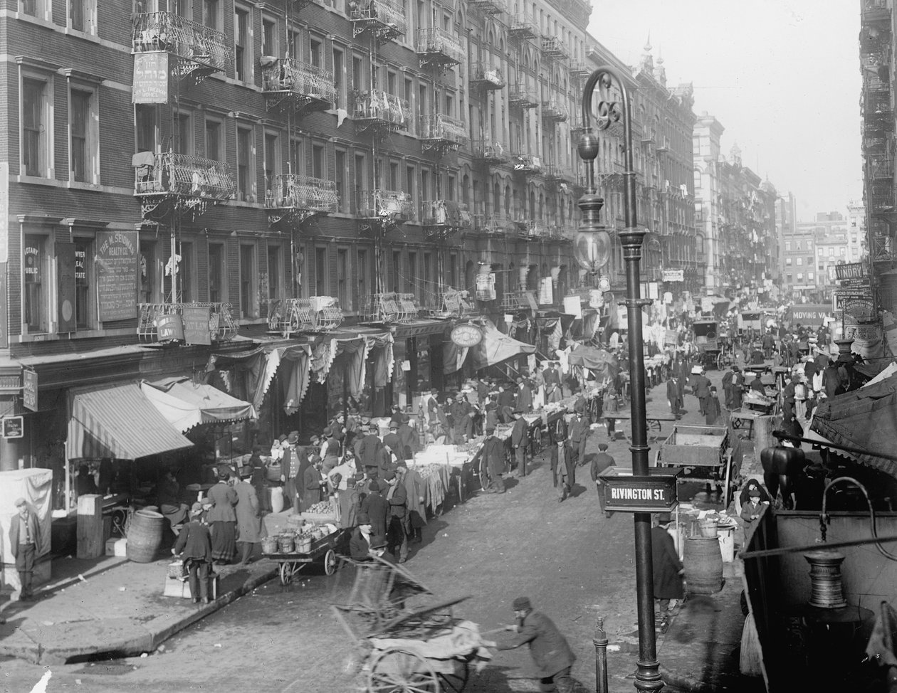 De Ghetto, New York, N.Y., c.1900-15 door Detroit Publishing Co.