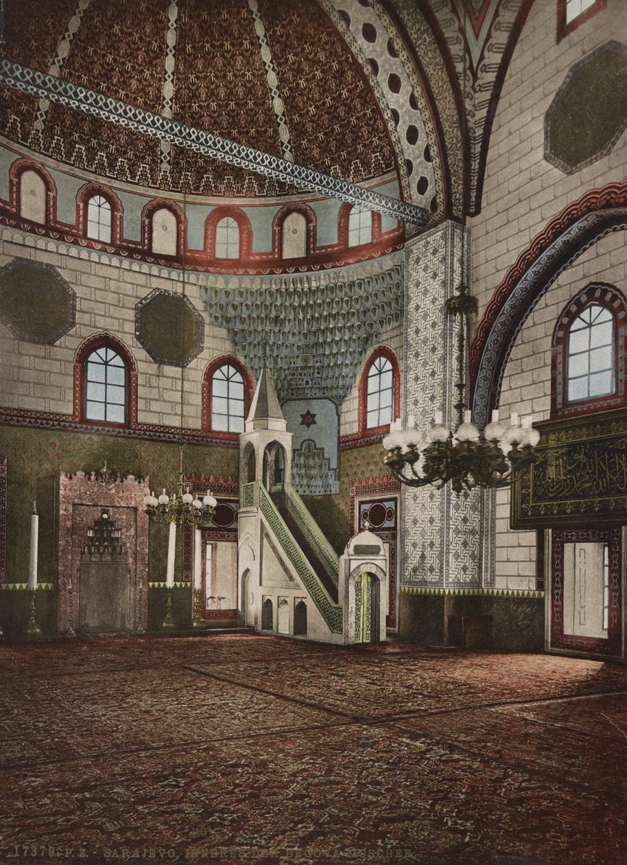 Gazi Husrev-beg Moskee, Sarajevo, 1905 door Detroit Publishing Co.