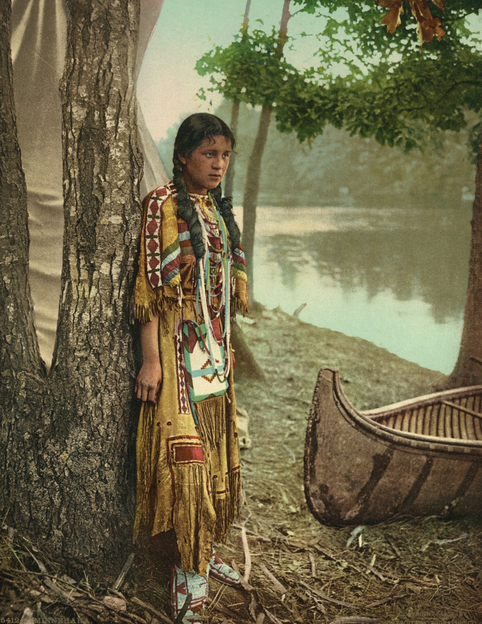 Minnehaha, ca. 1904 (fotochrom) door Detroit Publishing Co.