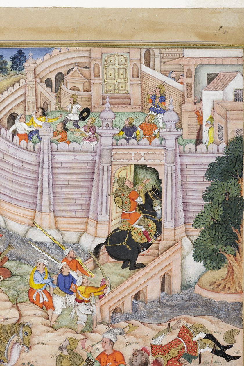 Detail van Babur