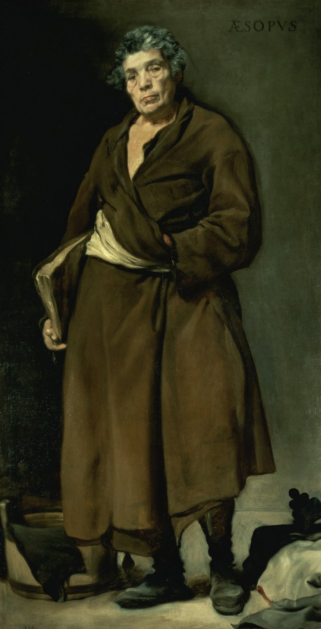 Aesopus, 1640 door Diego Velázquez