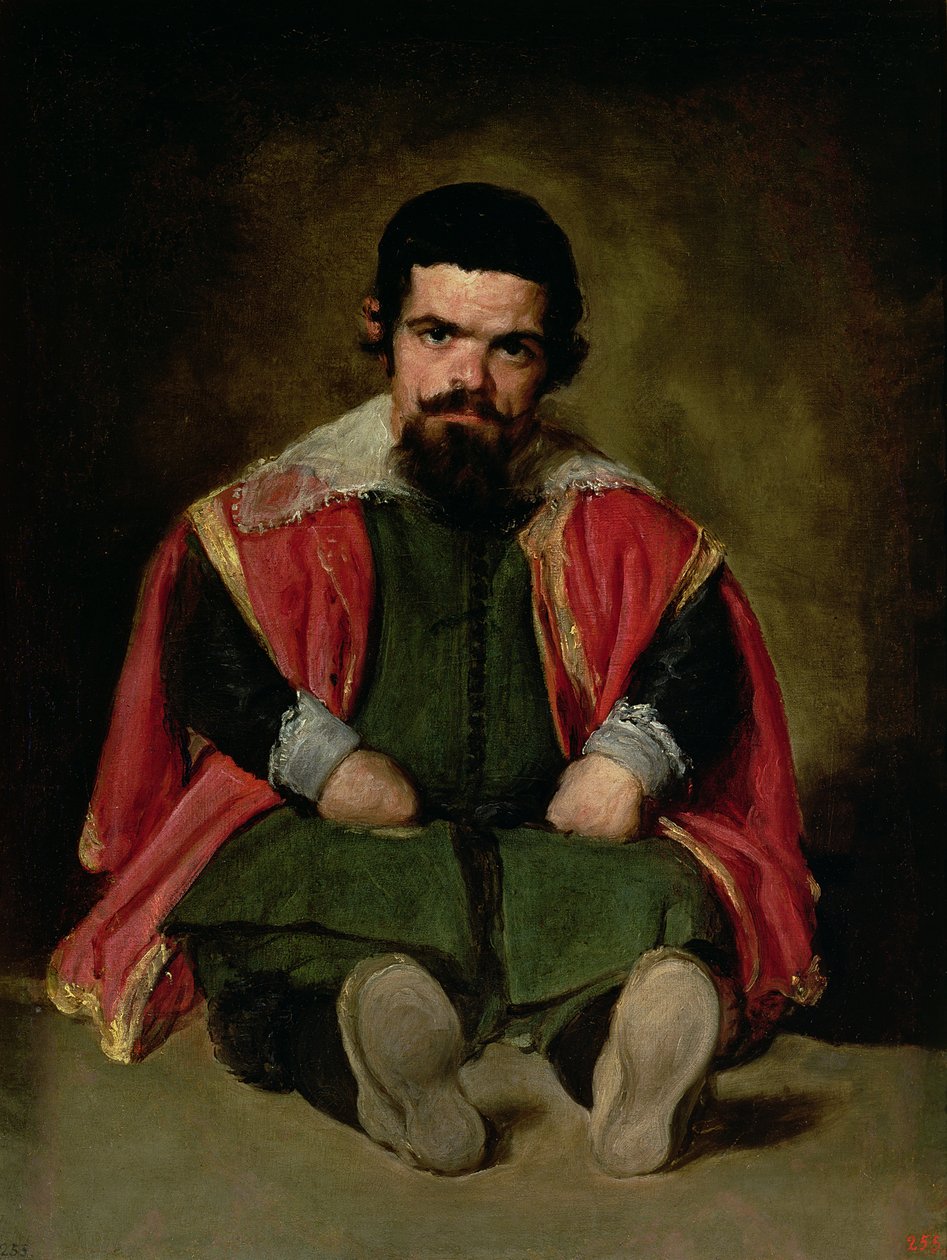 Don Sebastian de Morra, c.1643-44 door Diego Velázquez