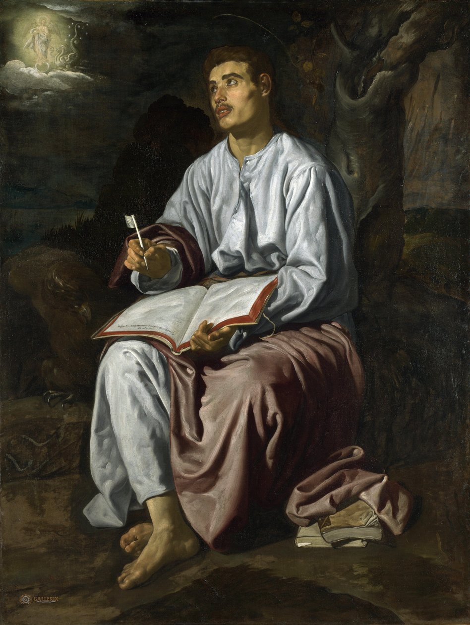 Johannes de Evangelist van Patmos door Diego Velázquez