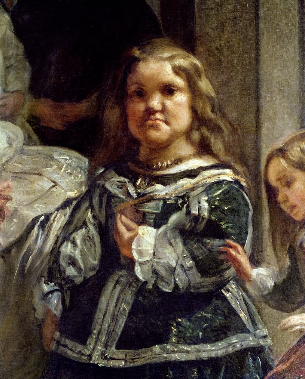 Las Meninas of De familie van Filips IV, ca. 1656 (detail) door Diego Velázquez
