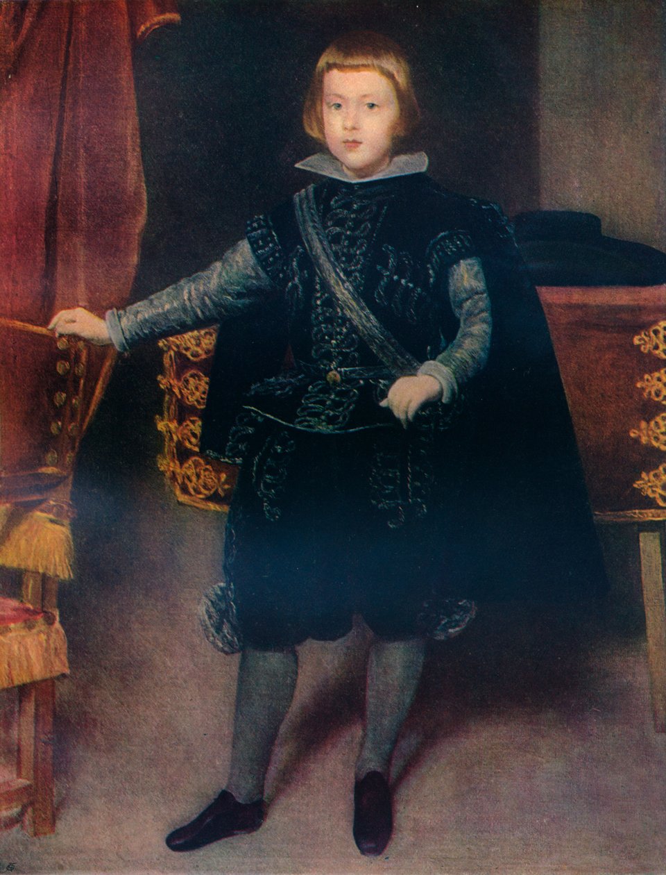 Infant Baltasar Carlos 1629-1646, 1639 ca. 1927 door Diego Velázquez