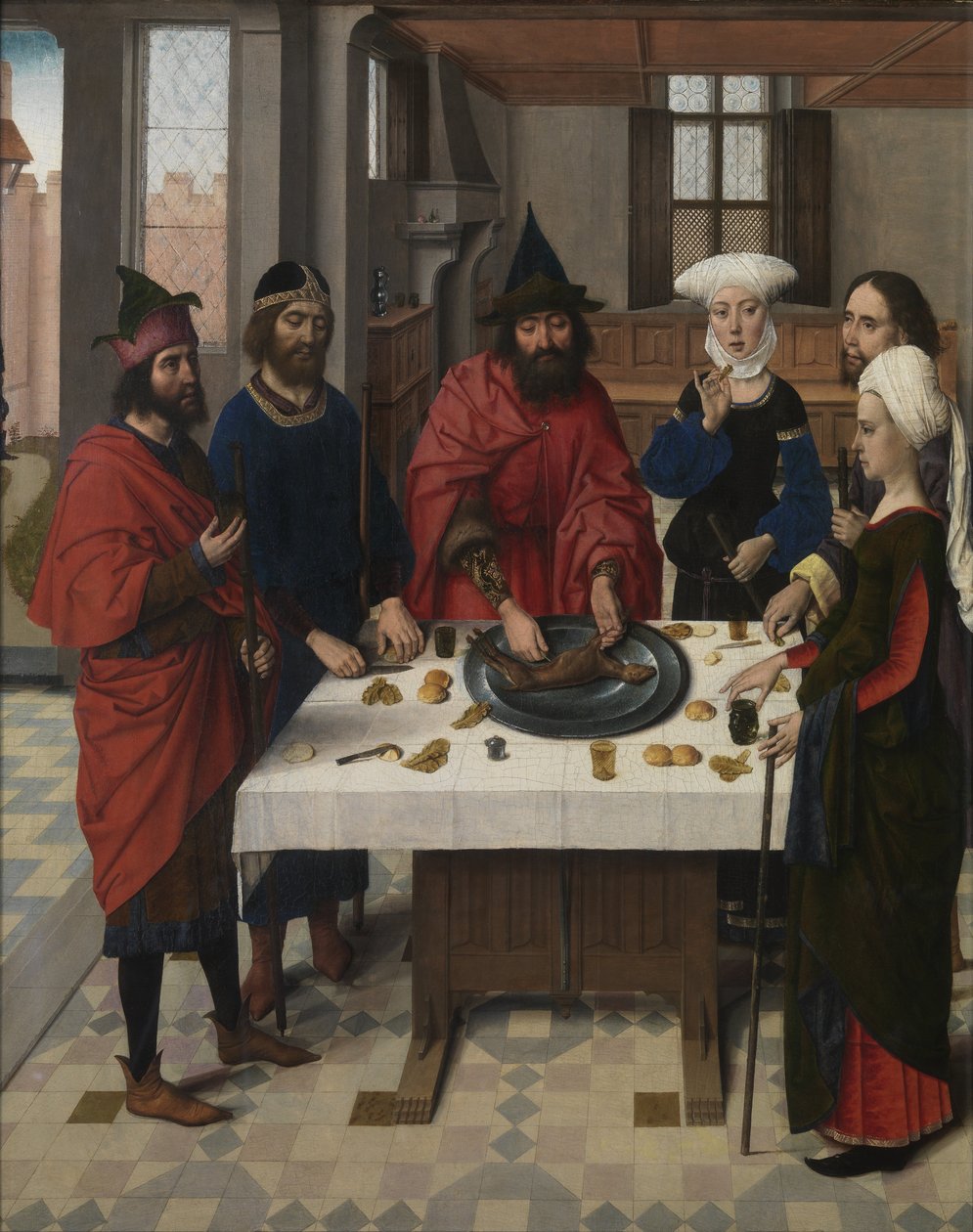 Het Pascha feest door Dieric Bouts
