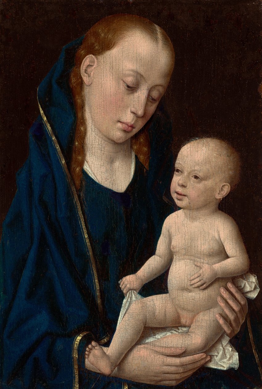 Madonna en kind door Dieric Bouts