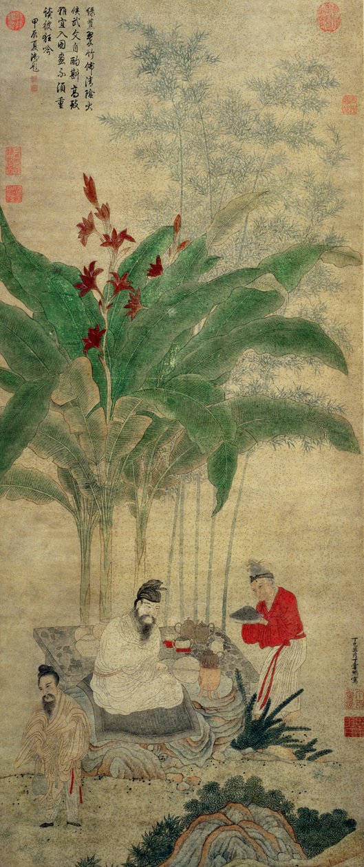Thee Koken, 1617 door Ding Yunpeng