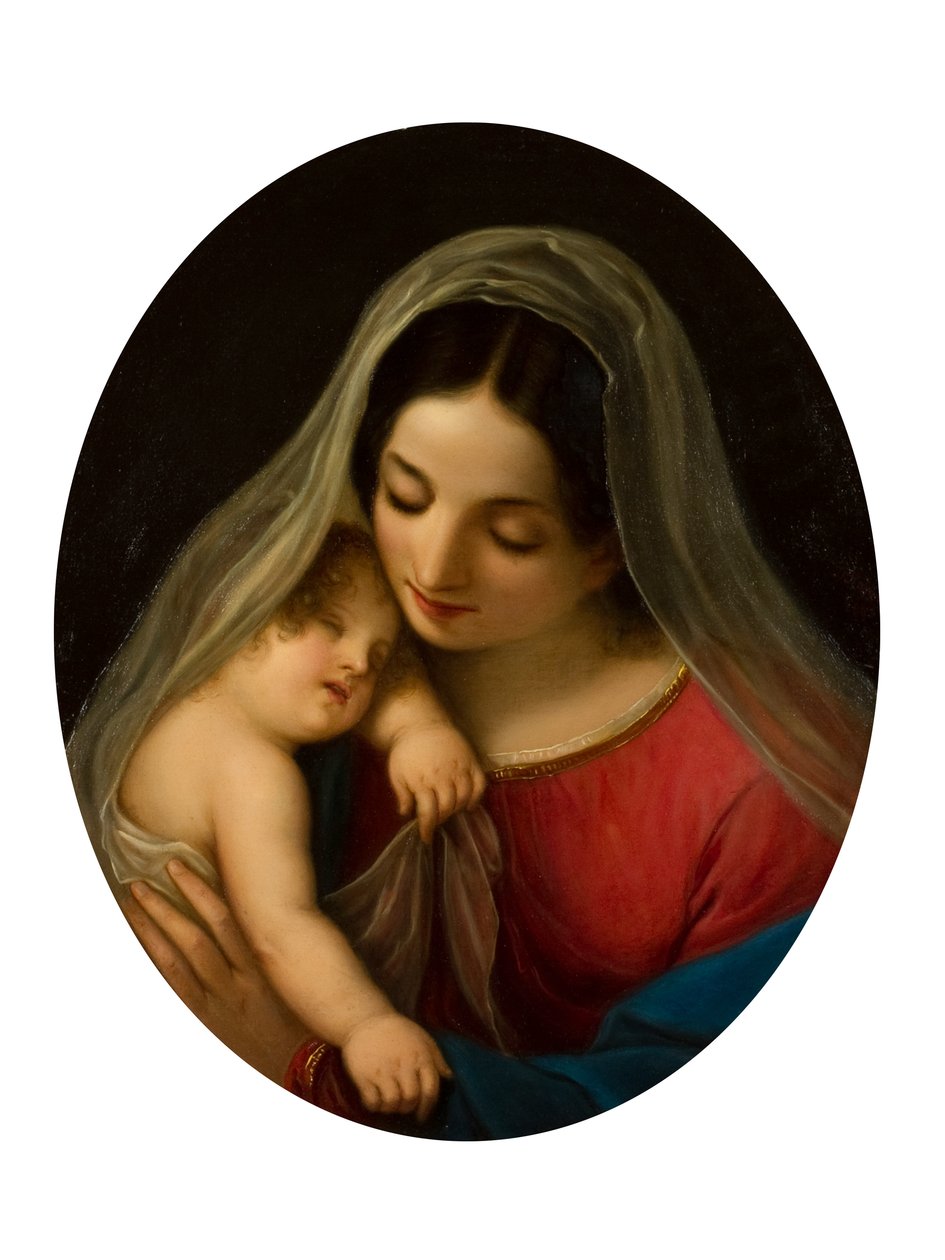 Madonna en kind door Diodato Massimo