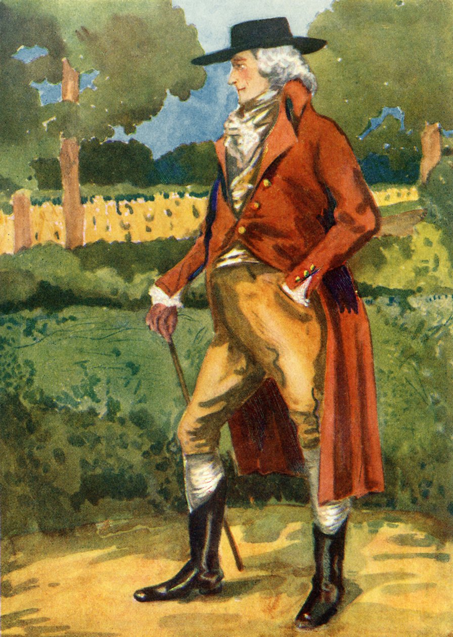 Mannenkostuum in het bewind van George III (1760-1820) door Dion Clayton Calthrop