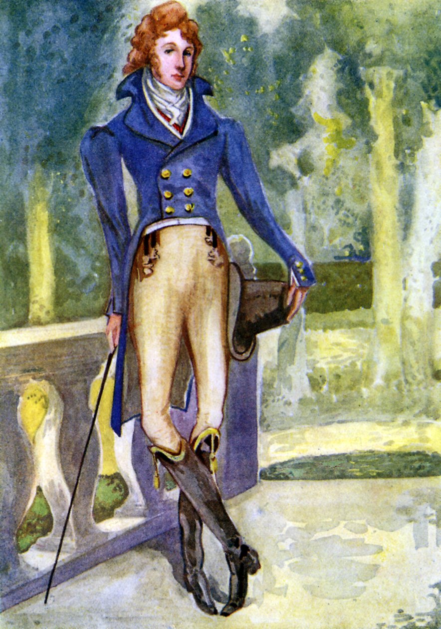 Mannenkostuum in het bewind van George IV (1820 ? 1830) door Dion Clayton Calthrop