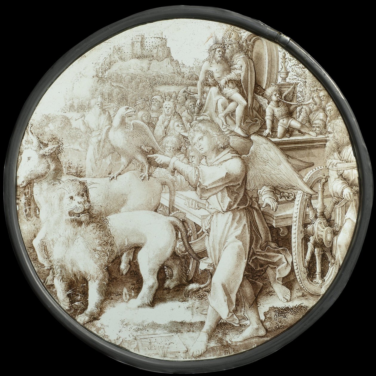 De triomf van de eeuwigheid door Dirck Vellert