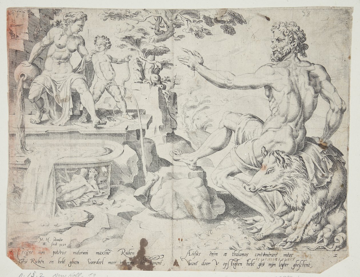 Reuben door Dirck Volckertsz. Coornhert