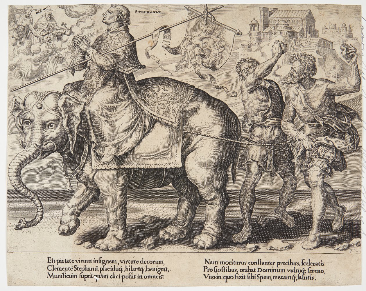 De triomf van Stefanus door Dirck Volckertsz. Coornhert