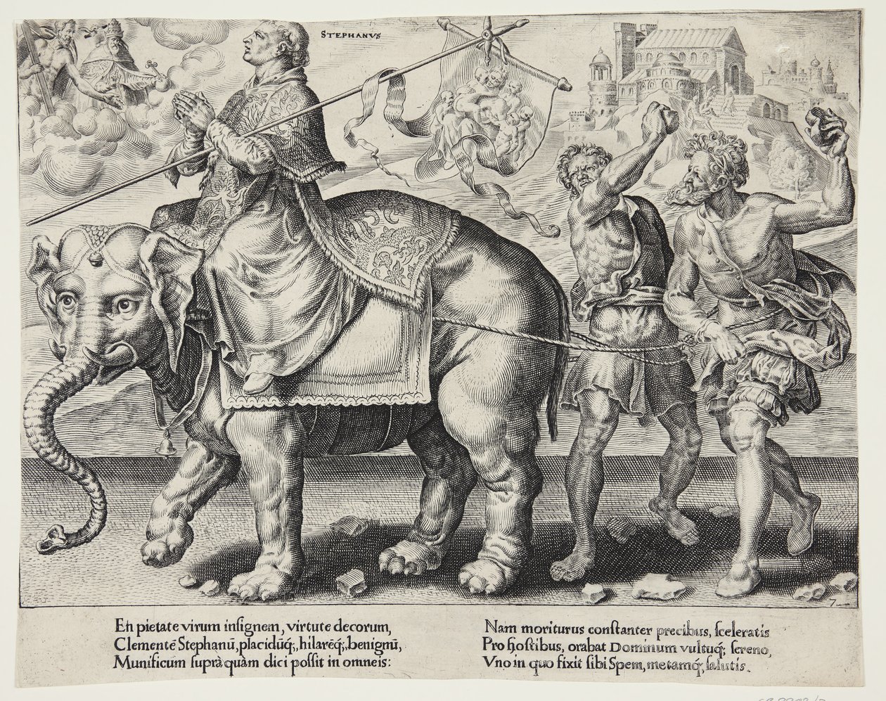 De triomf van Stefanus door Dirck Volckertsz. Coornhert