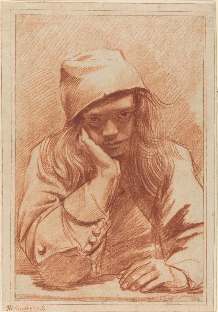 Zelfportret door Dirk Helmbreker