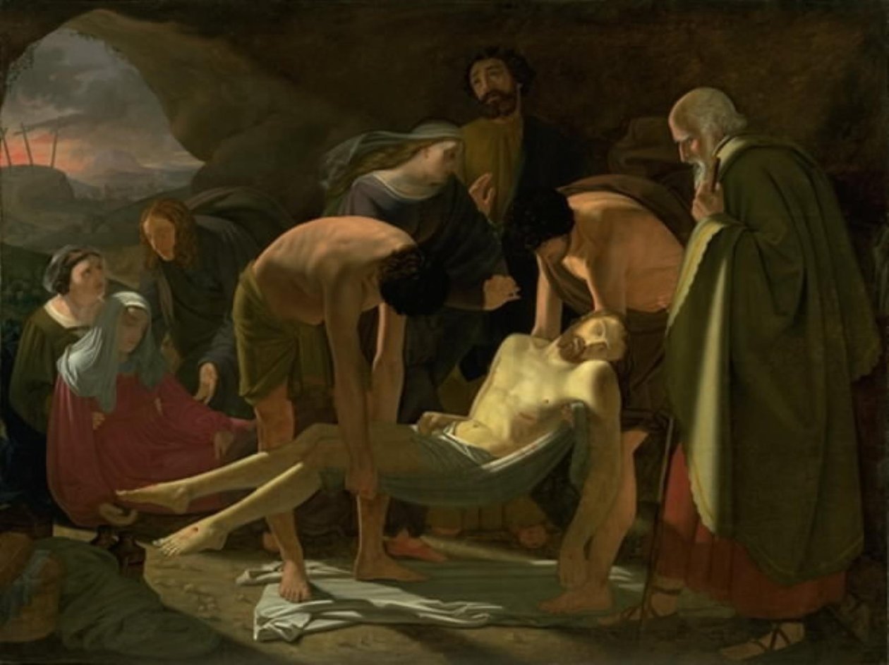 De begrafenis van Christus door Ditlev Blunck