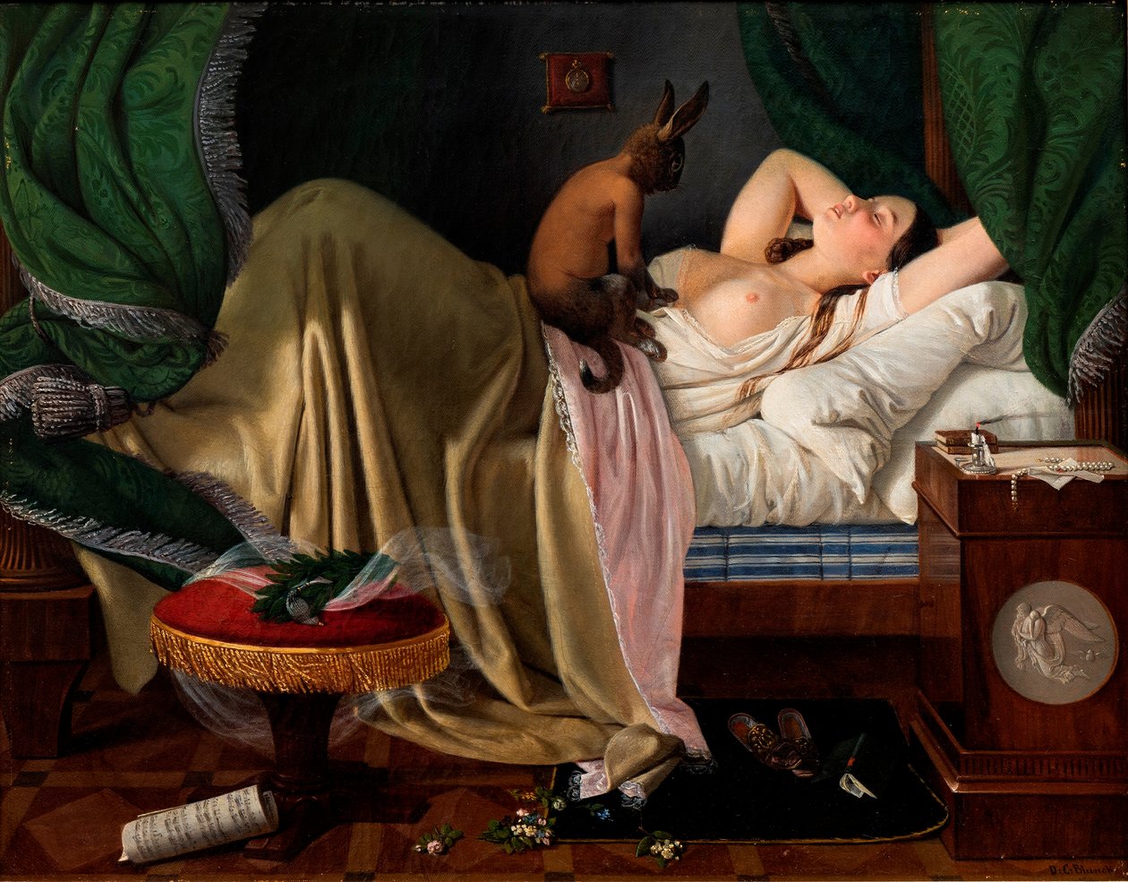 Nachtmerrie door Ditlev Conrad Blunck