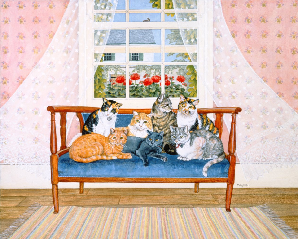 Biedermeier-Katten door Ditz