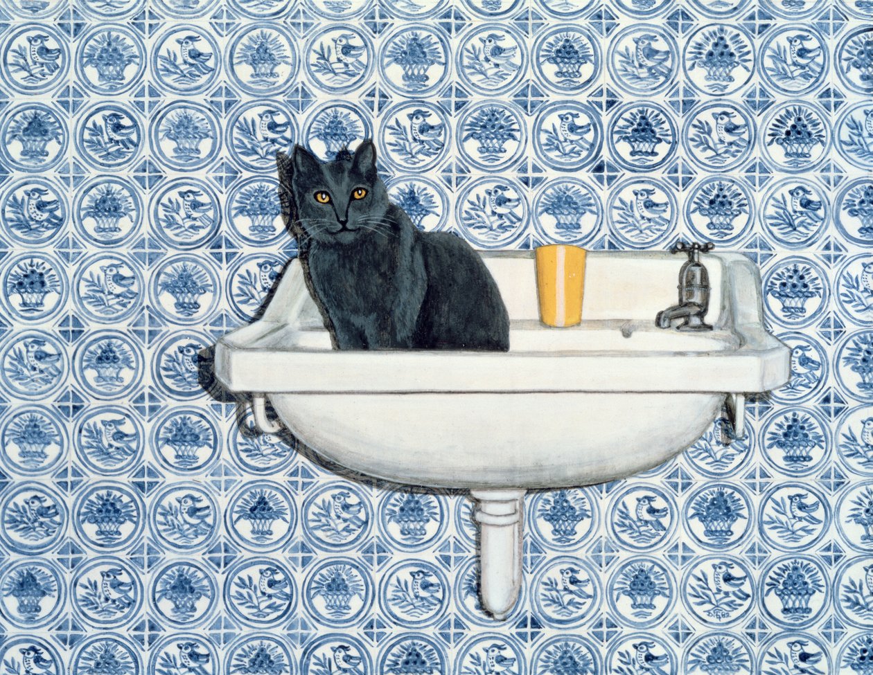 Mijn Badkamer Kat door Ditz