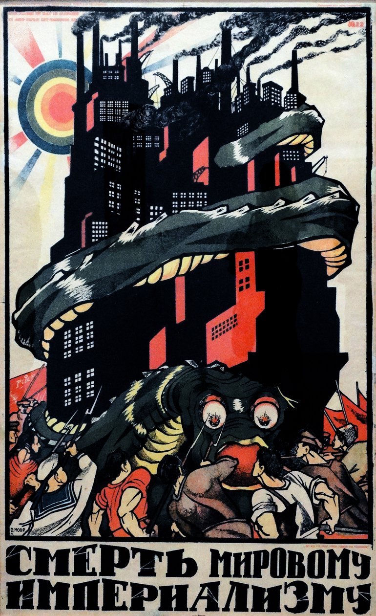 Communistische propagandaposter door Dmitry  Moor