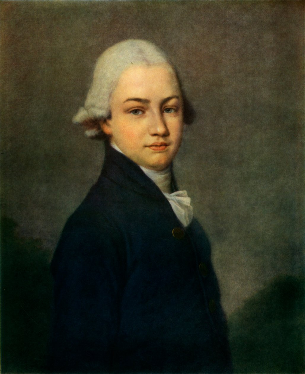 Portret van Graaf Santi, ca. 1780s door Dmitri Grigorievich Levitsky
