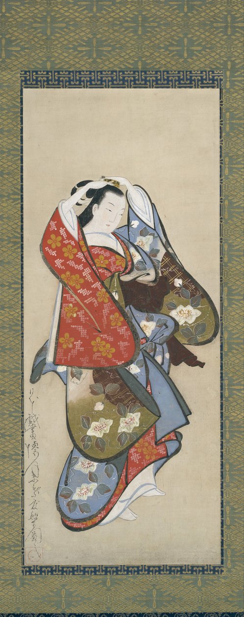 Mooie vrouw, 18e eeuw door Dohan Kaigetsudo