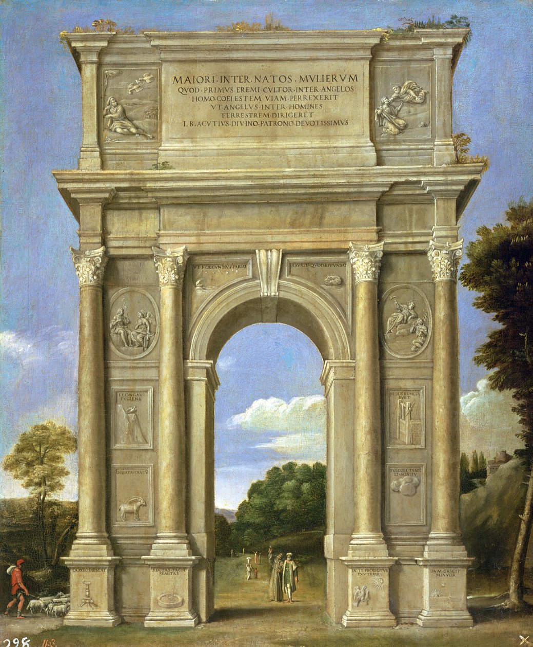 De Triomfboog door Domenichino