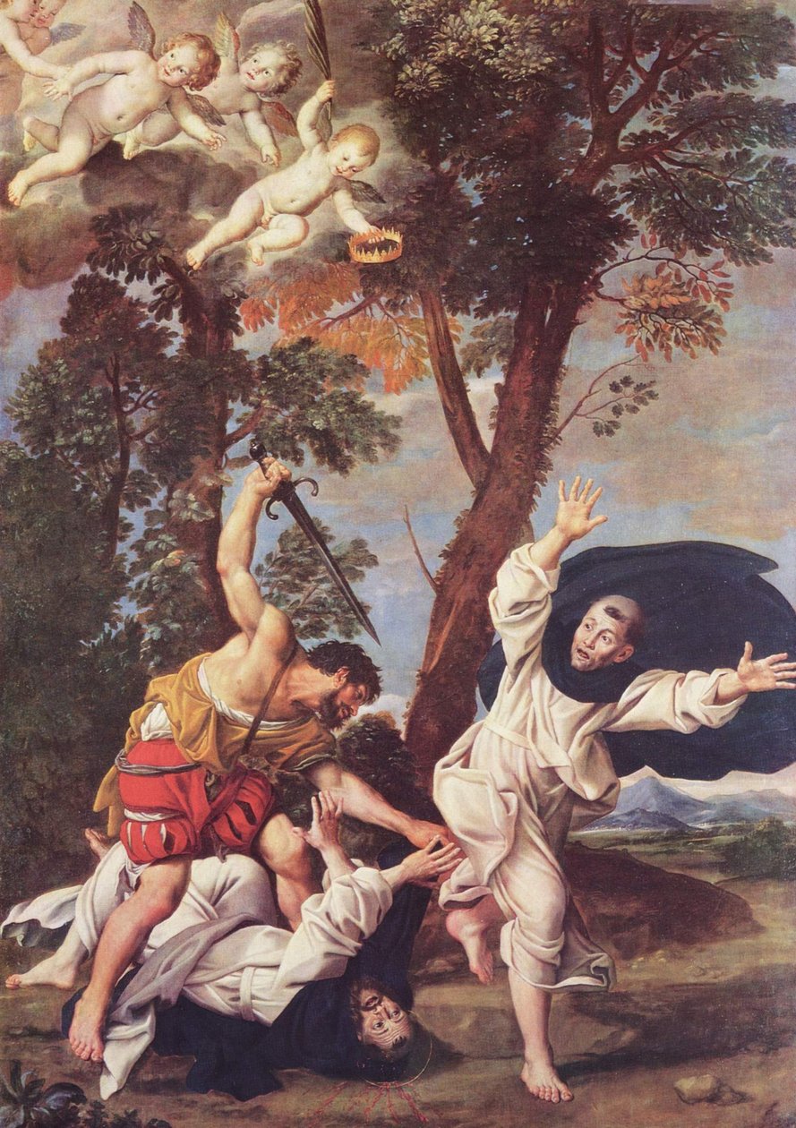Moord op Petrus Martelaar door Domenichino