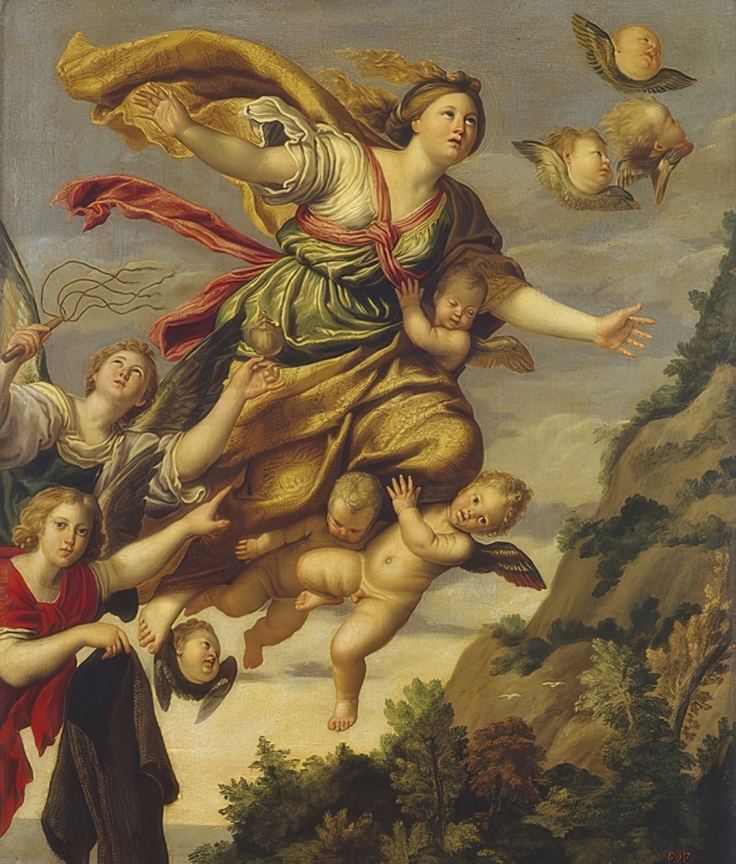 Hemelvaart van de Heilige Maria Magdalena door Domenichino