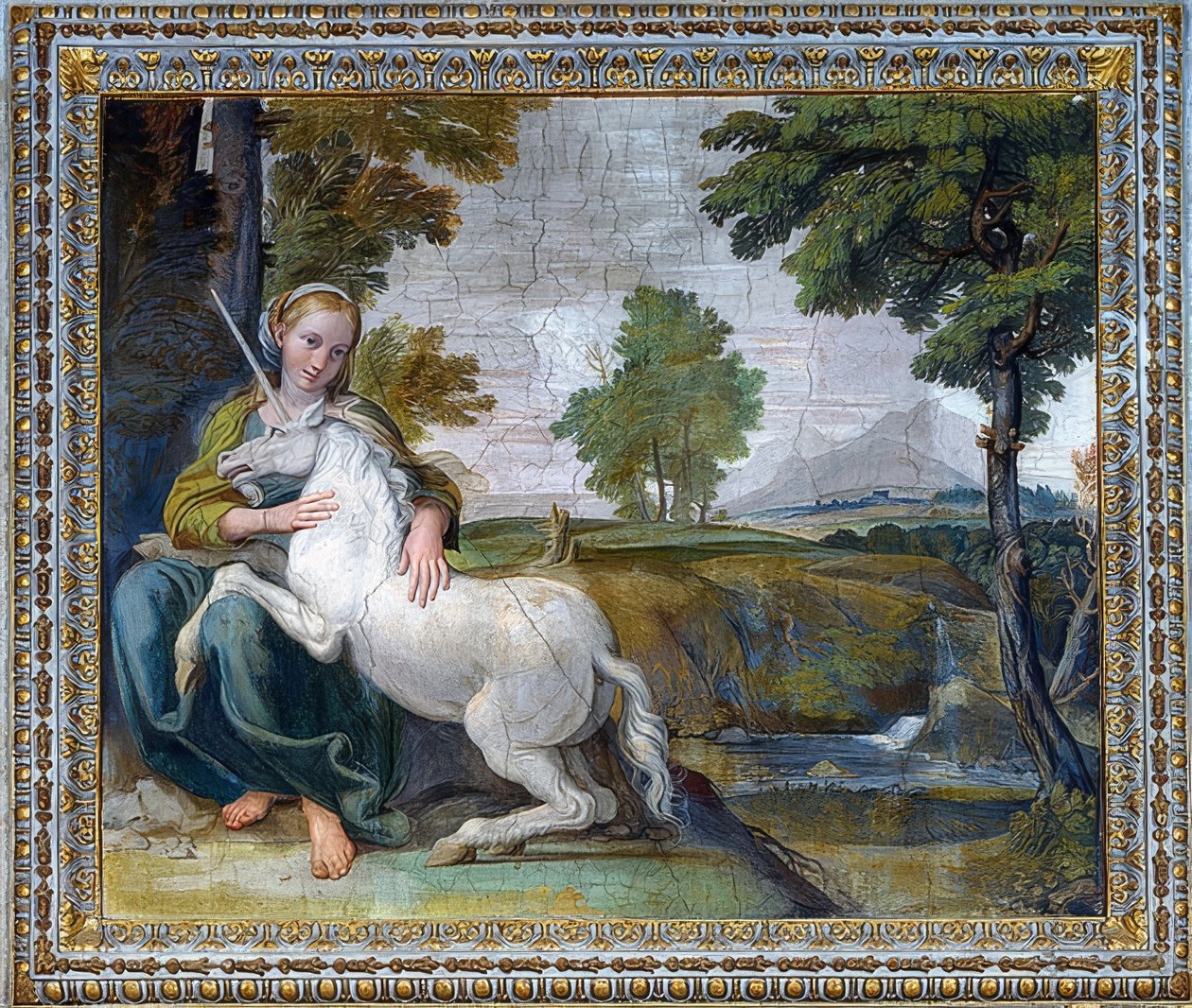 Maagd met een Eenhoorn. 1604-05 door Domenichino