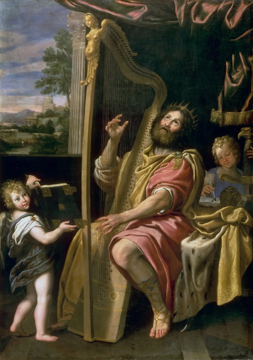 Koning David door Domenichino