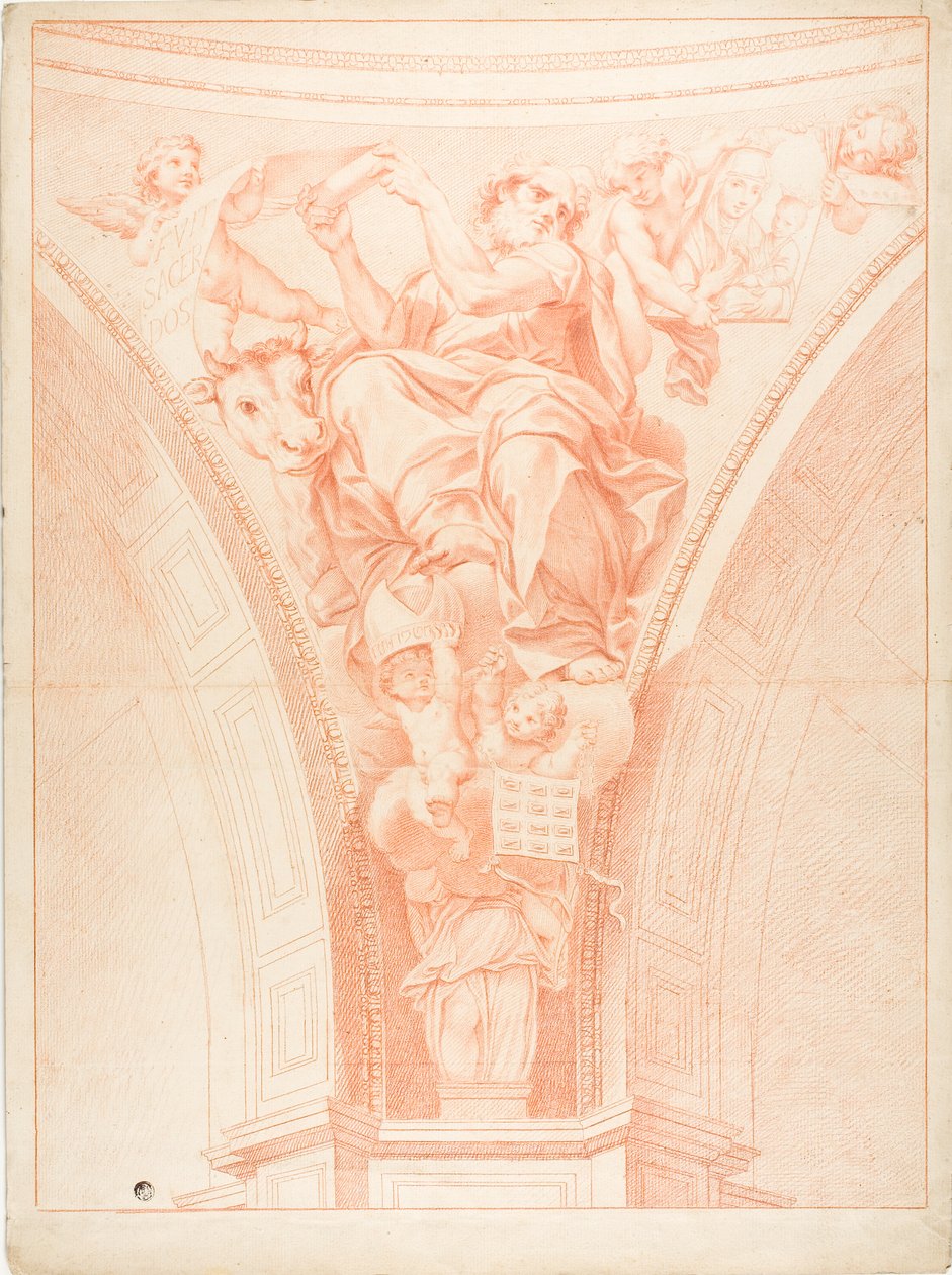 Sint Lucas door Domenichino