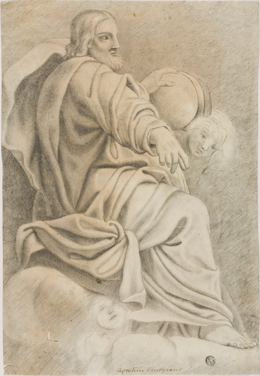 Zittende Christus door Domenichino