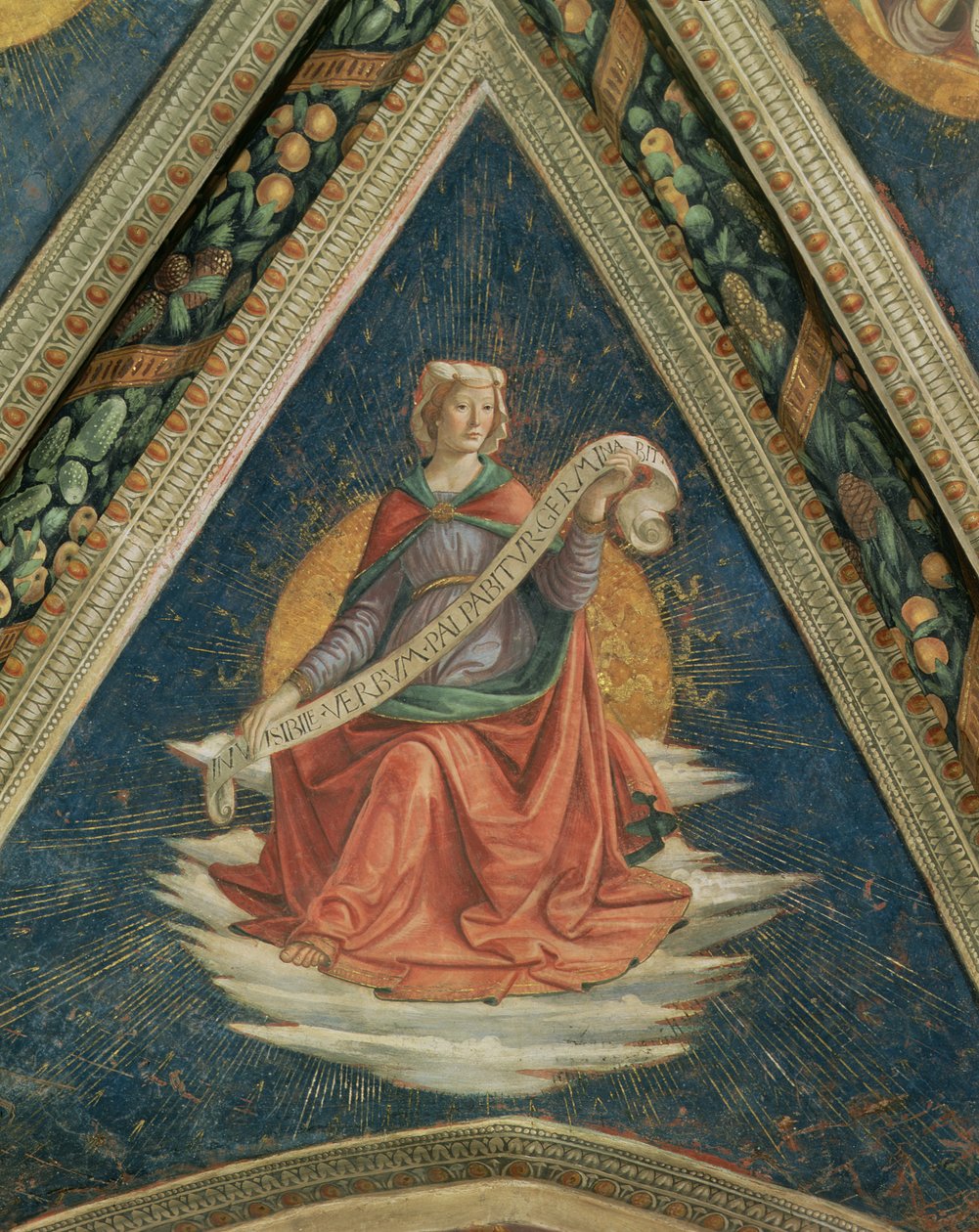 Een Sibylle, 1483-86 door Domenico Ghirlandaio
