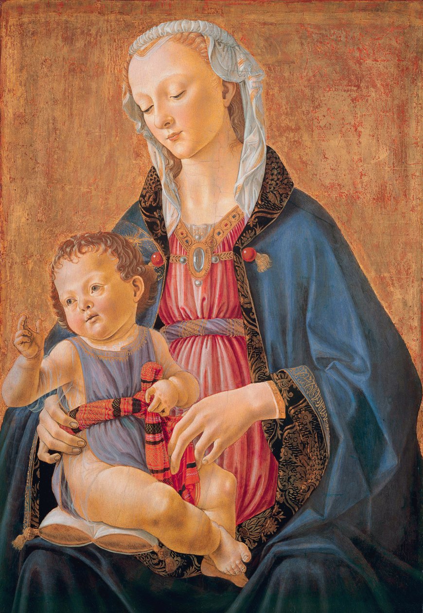 Ghirlandaio, madonna met kind door Domenico Ghirlandaio