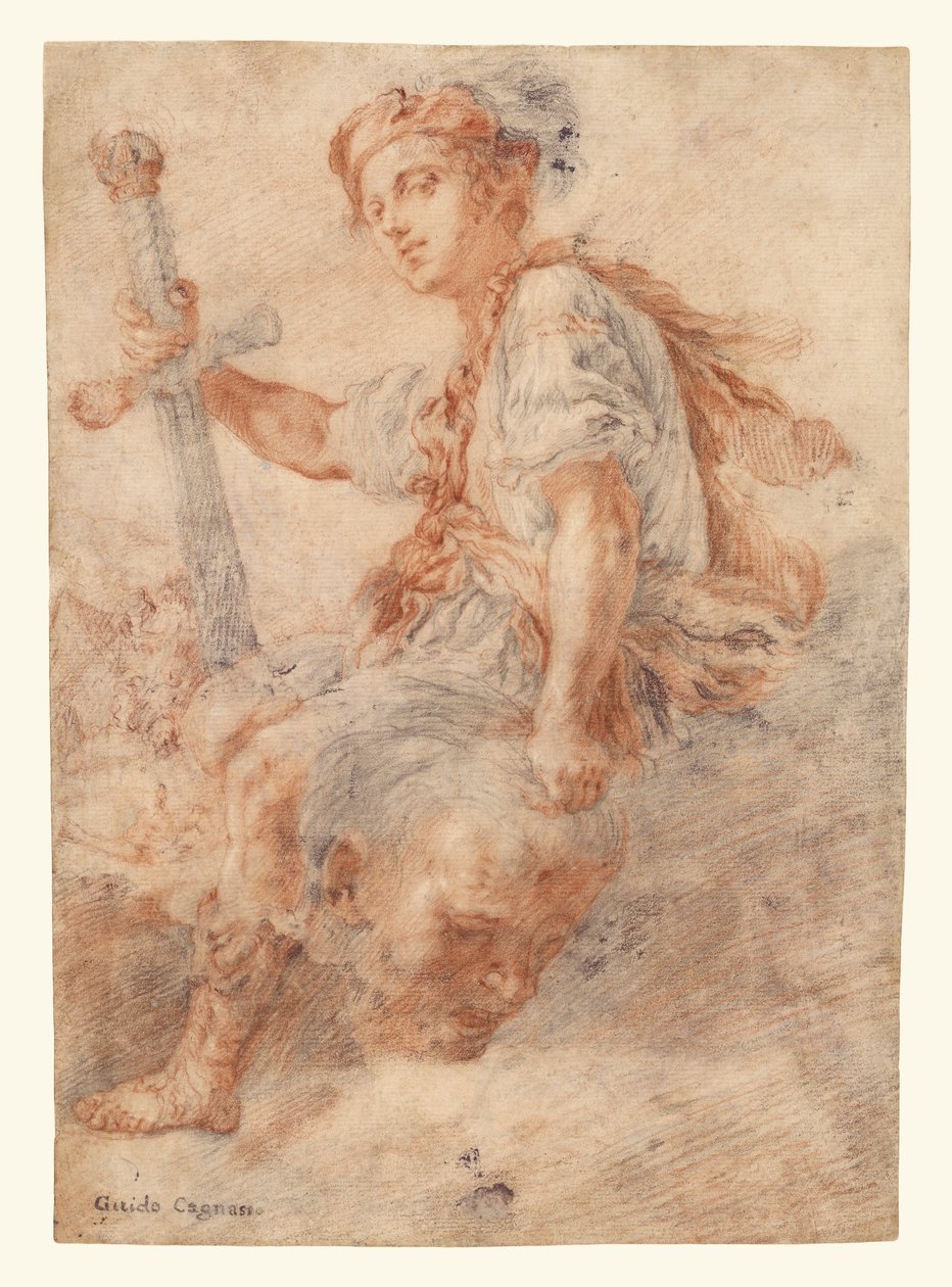 David met het hoofd van Goliath door Domenico Fetti