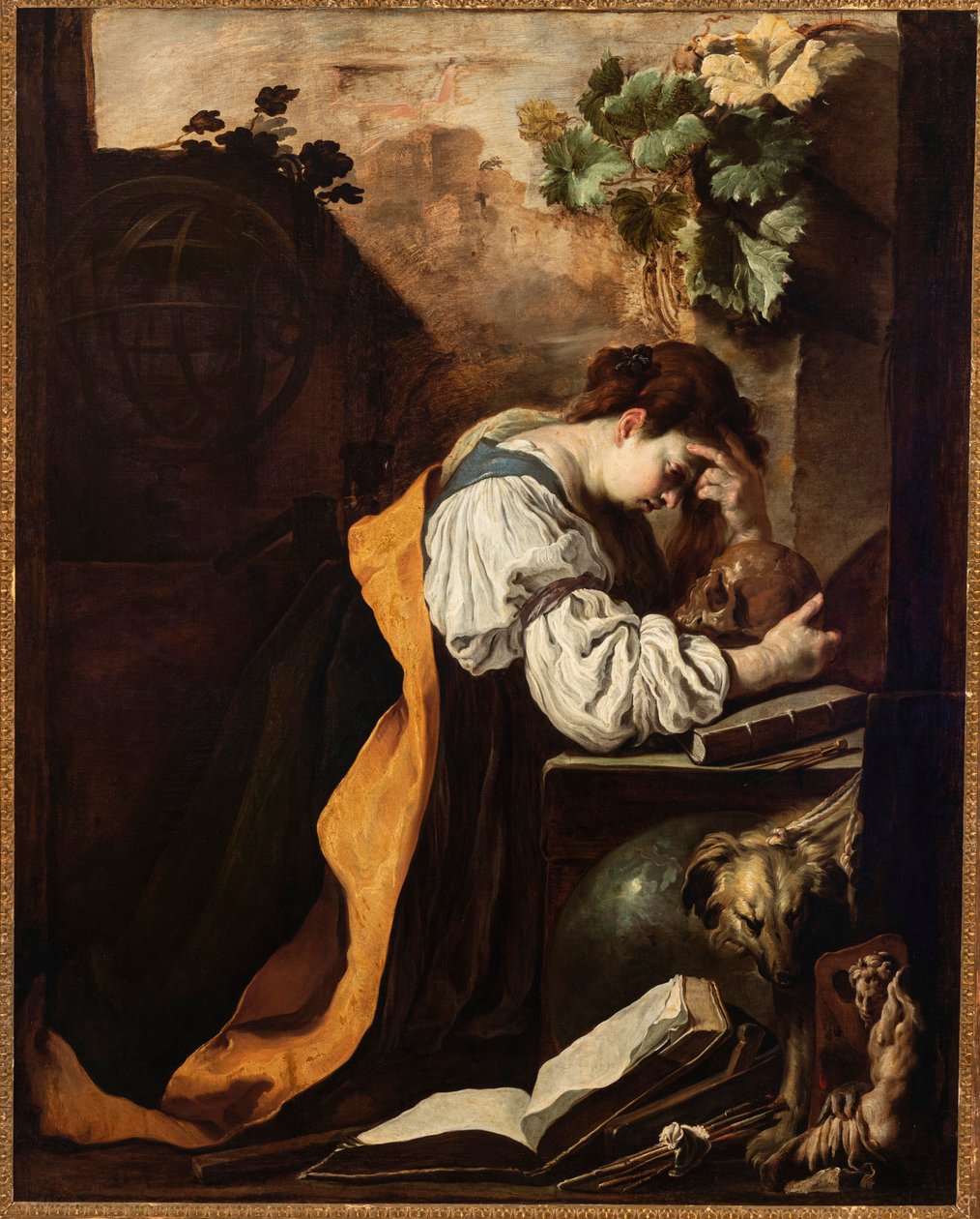 Meditatie Malinconia, ca. 1618 door Domenico Fetti